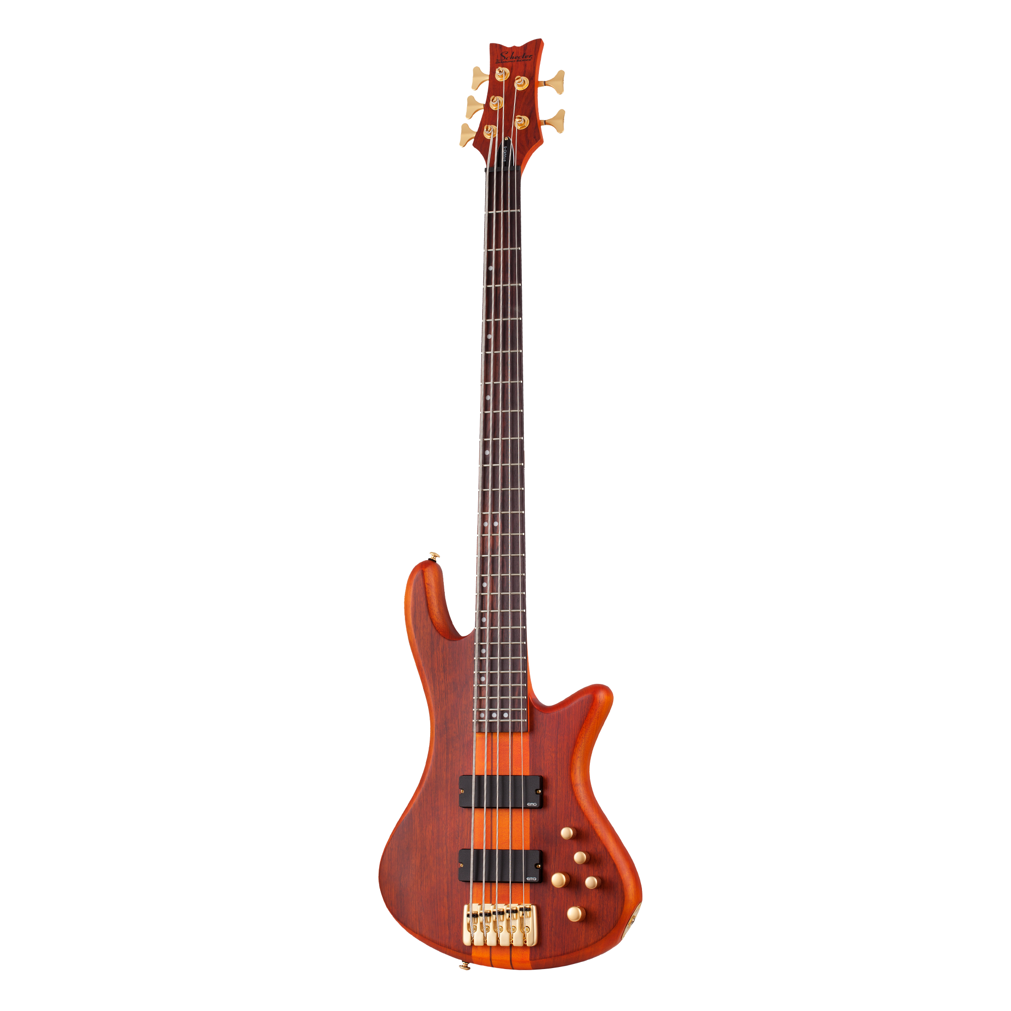 Schecter Stiletto Studio-5 Honey Satin Bajo Eléctrico