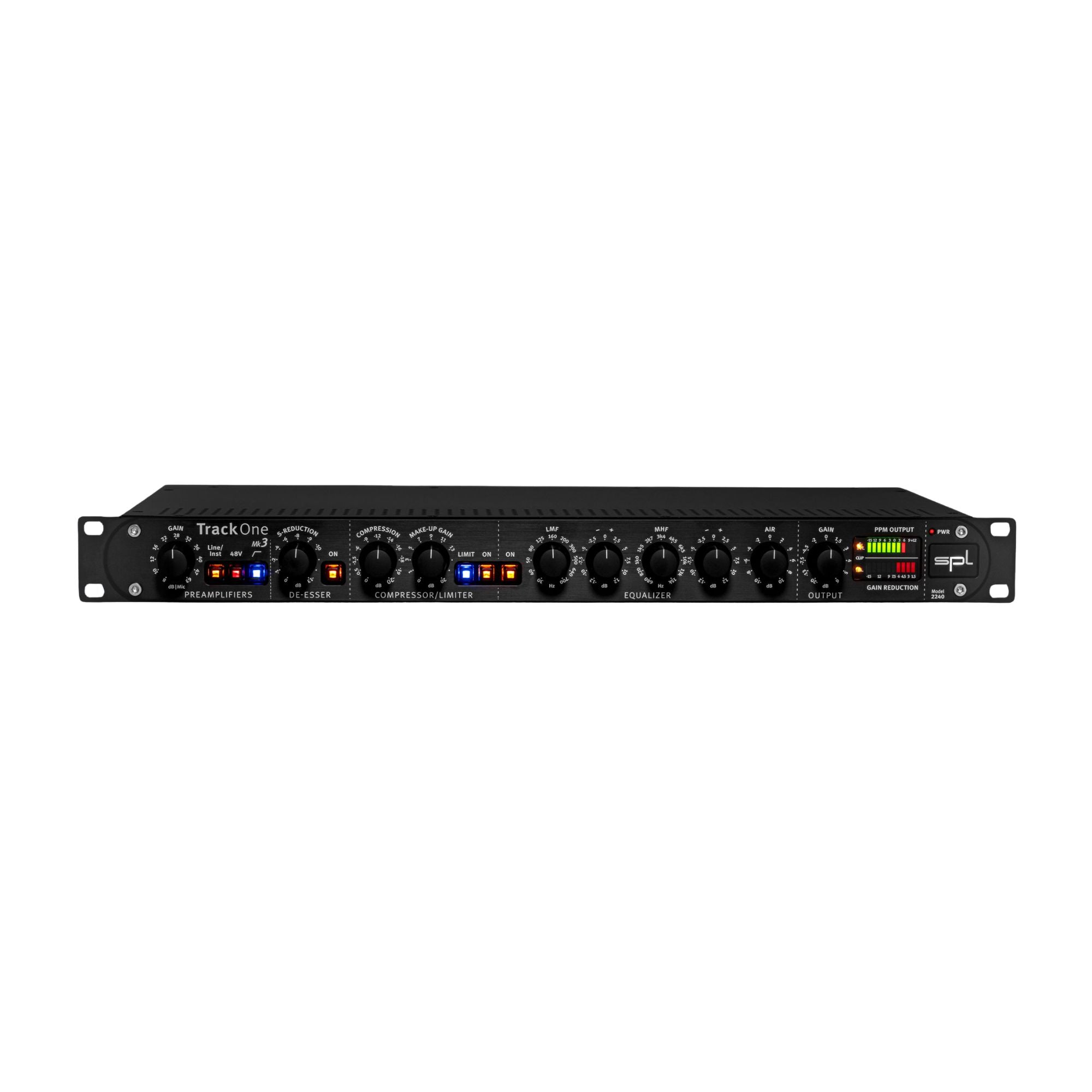 SPL Track One MK3 Preamplificador con compresor, EQ y de-esser integrado (Channel Strip)