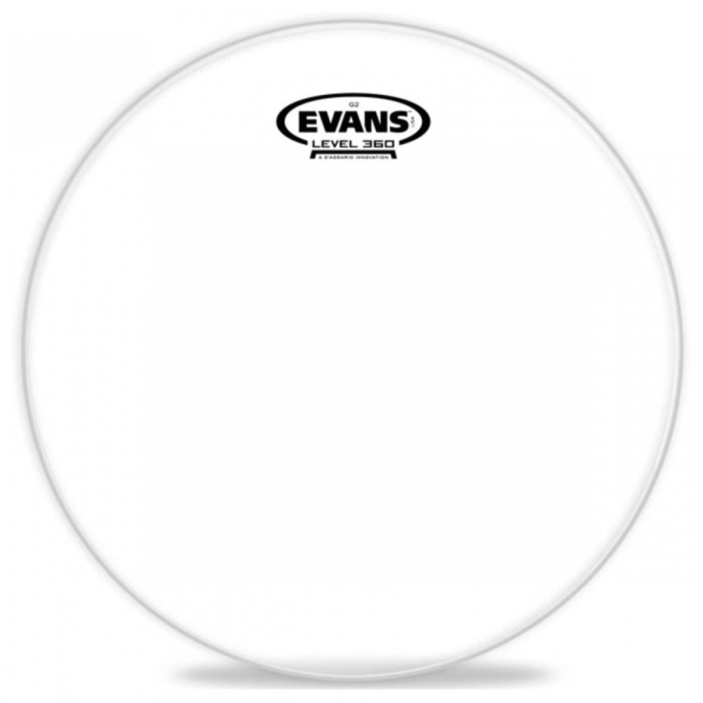 Evans TT10G2 Parche Tom 10'' Coated Dot Clear Edge