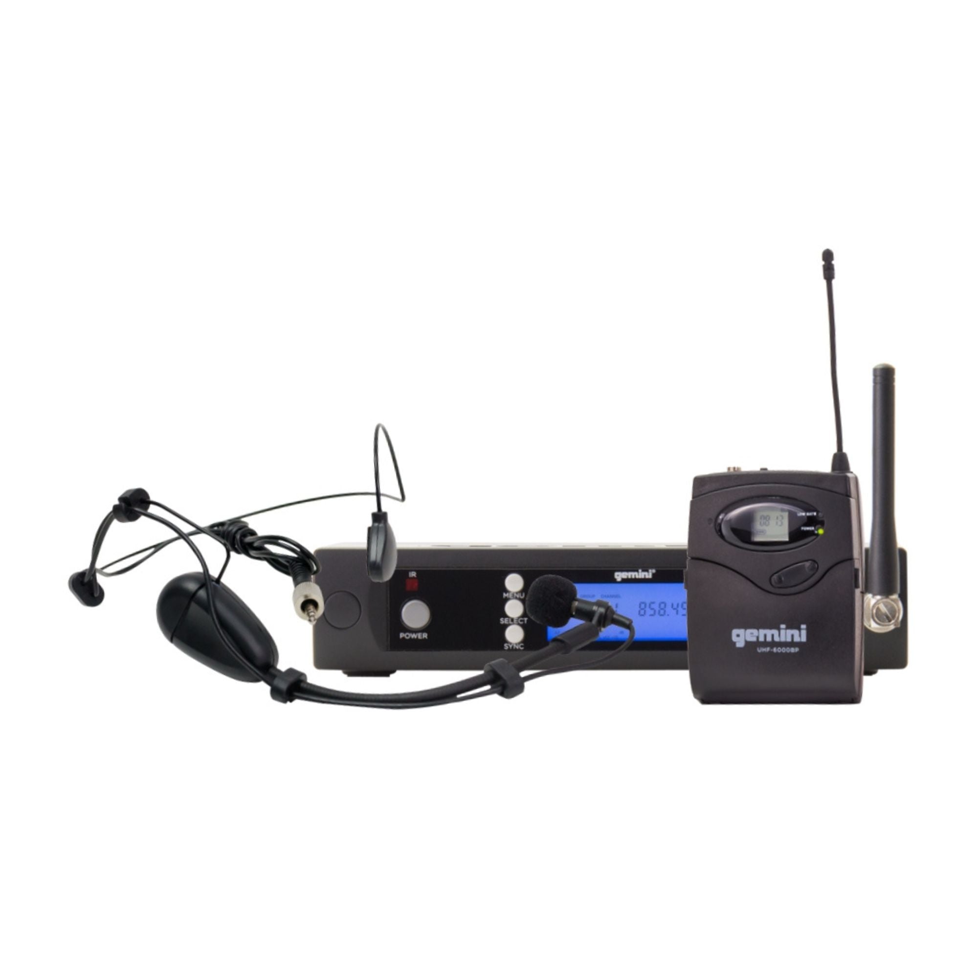 Gemini UHF-6100HL Sistema Inalámbrico de Cintillo