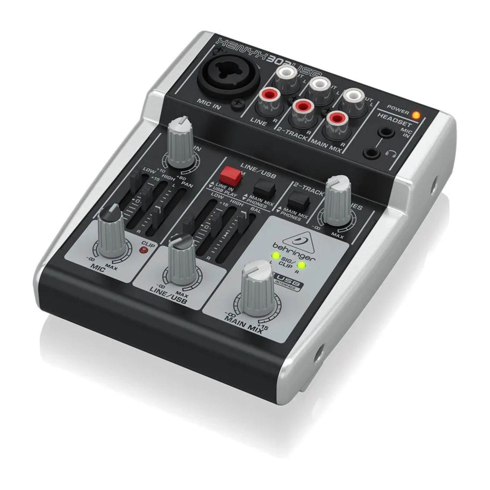 Behringer Xenyx 302USB Mezclador Compacto 2 Canales USB