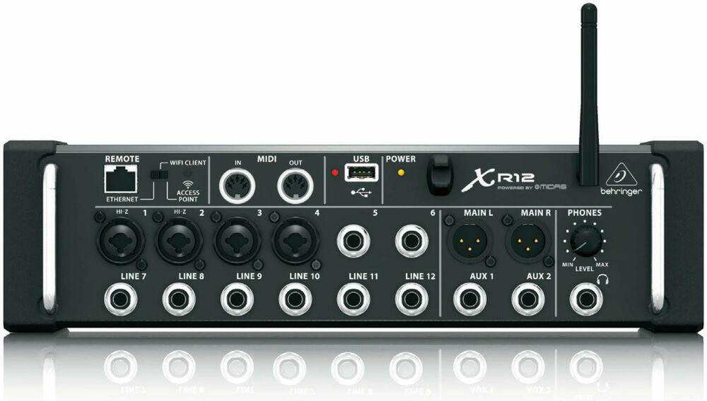 Behringer Air XR12 Mezclador Digital Rackwireless 12 Canales