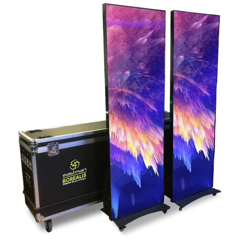 Eastman Borealis EMBLEM Pantalla Led Vertical Indoor 2.5 (Par + Case)