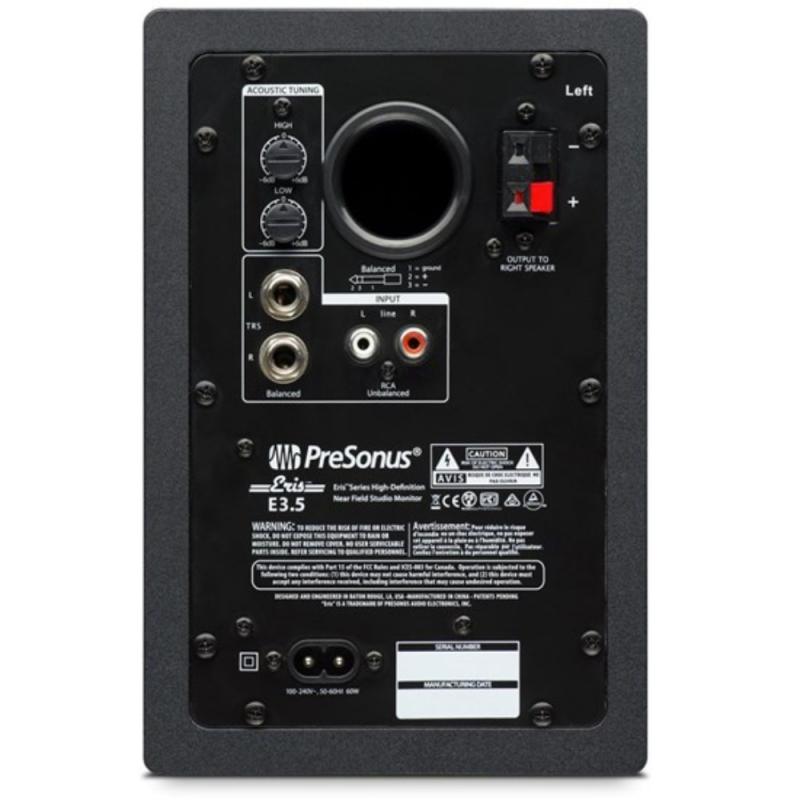 Presonus Eris E3.5 Monitores de Estudio Activo Pasivo 3.5"