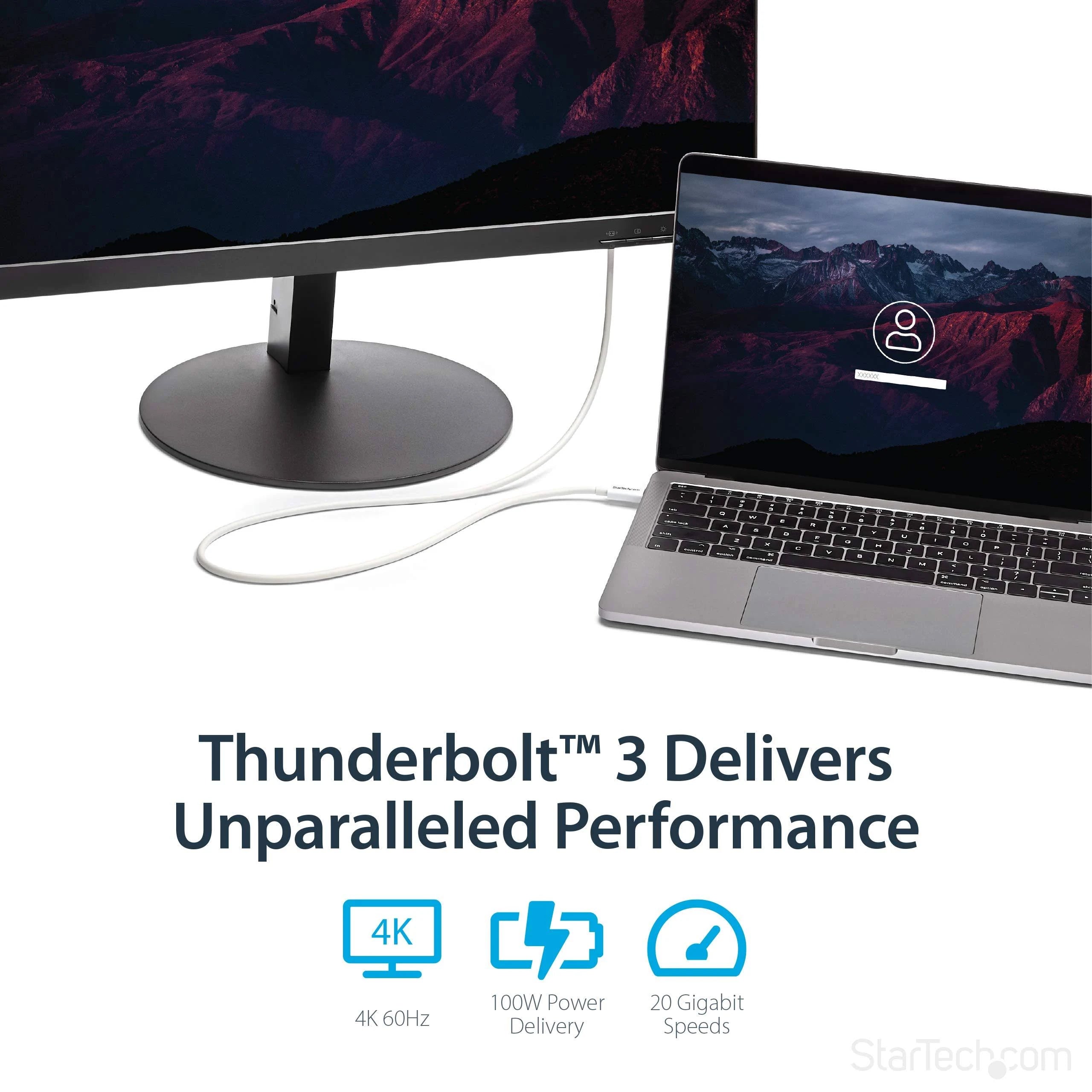 Startech Cable Thunderbolt-3 1 Mt