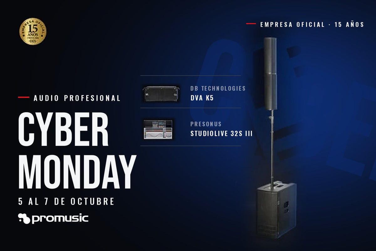 Arma tu sistema de sonido para eventos: guía CyberMonday 2026
