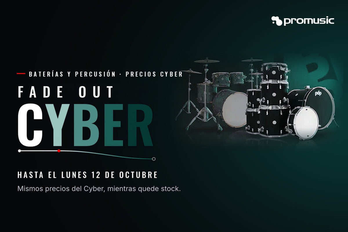 Guía para comprar batería: DW y PDP en el FADE OUT CYBER