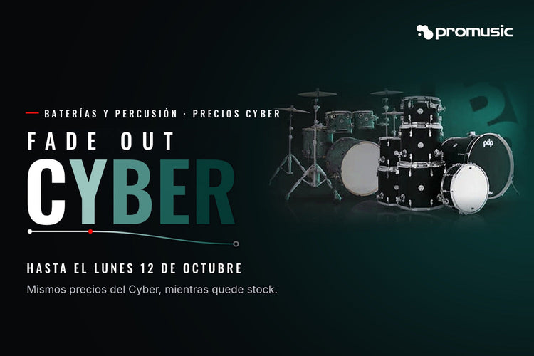 Guía para comprar batería: DW y PDP en el FADE OUT CYBER