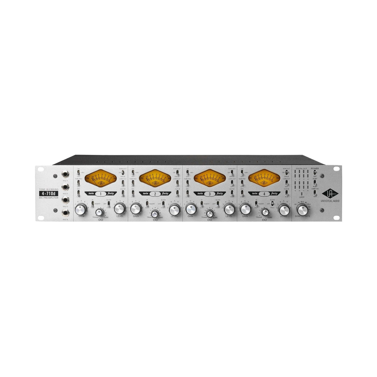 UNIVERSAL AUDIO - Universal Audio 4-710D Preamplificador de Microfono 4 canales
