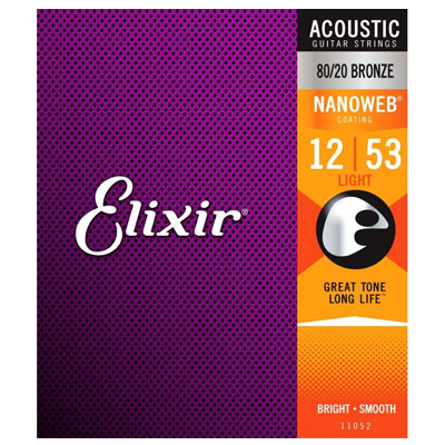 Elixir 12 11002 Set Cuerdas Guitarra Acustica 80/20