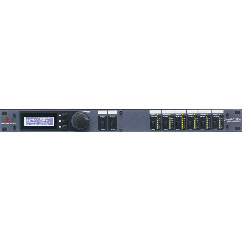 DBX 1260M Procesador de Audio Digital de Zona 12x6