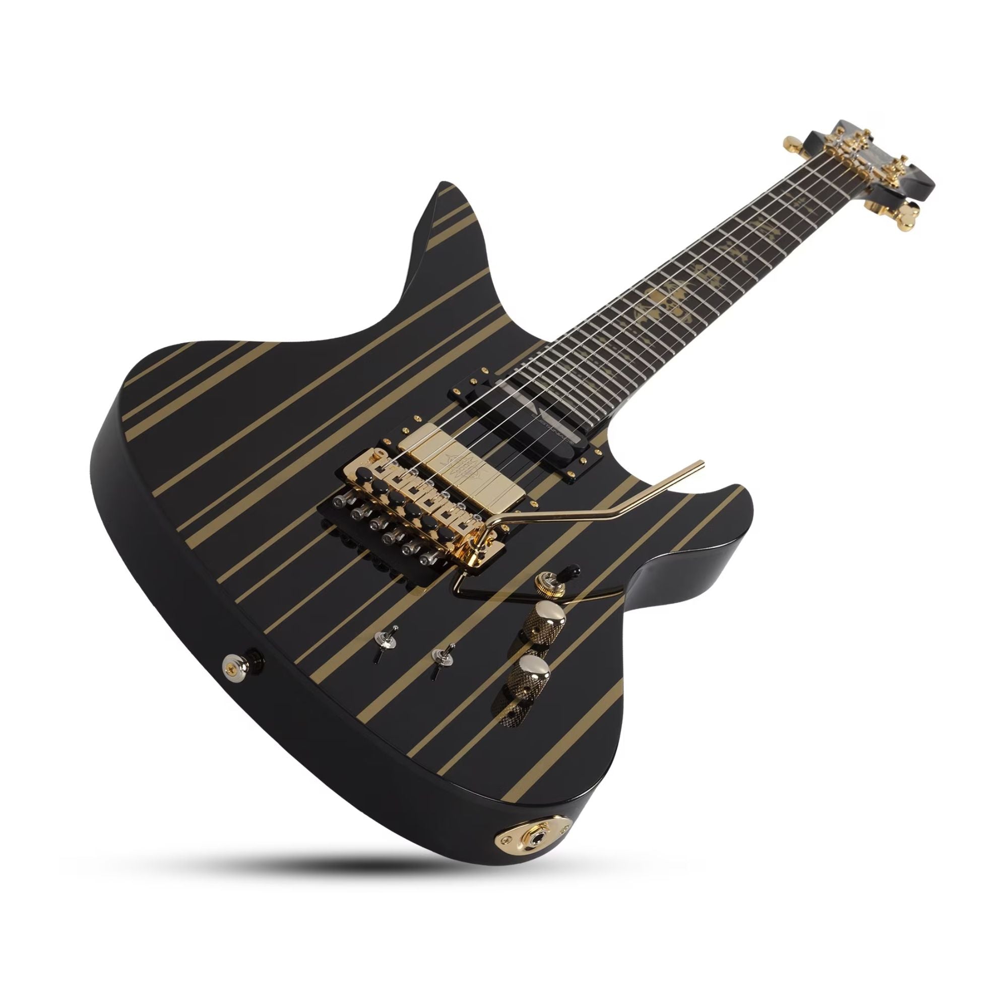 Schecter Synyster Custom-S Gloss Black with Gold Pinstripes Guitarra Eléctrica 6 cuerdas