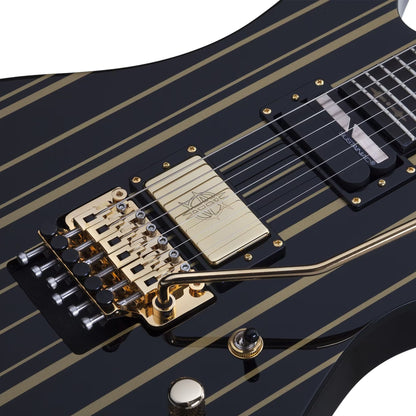 Schecter Synyster Custom-S Gloss Black with Gold Pinstripes Guitarra Eléctrica 6 cuerdas