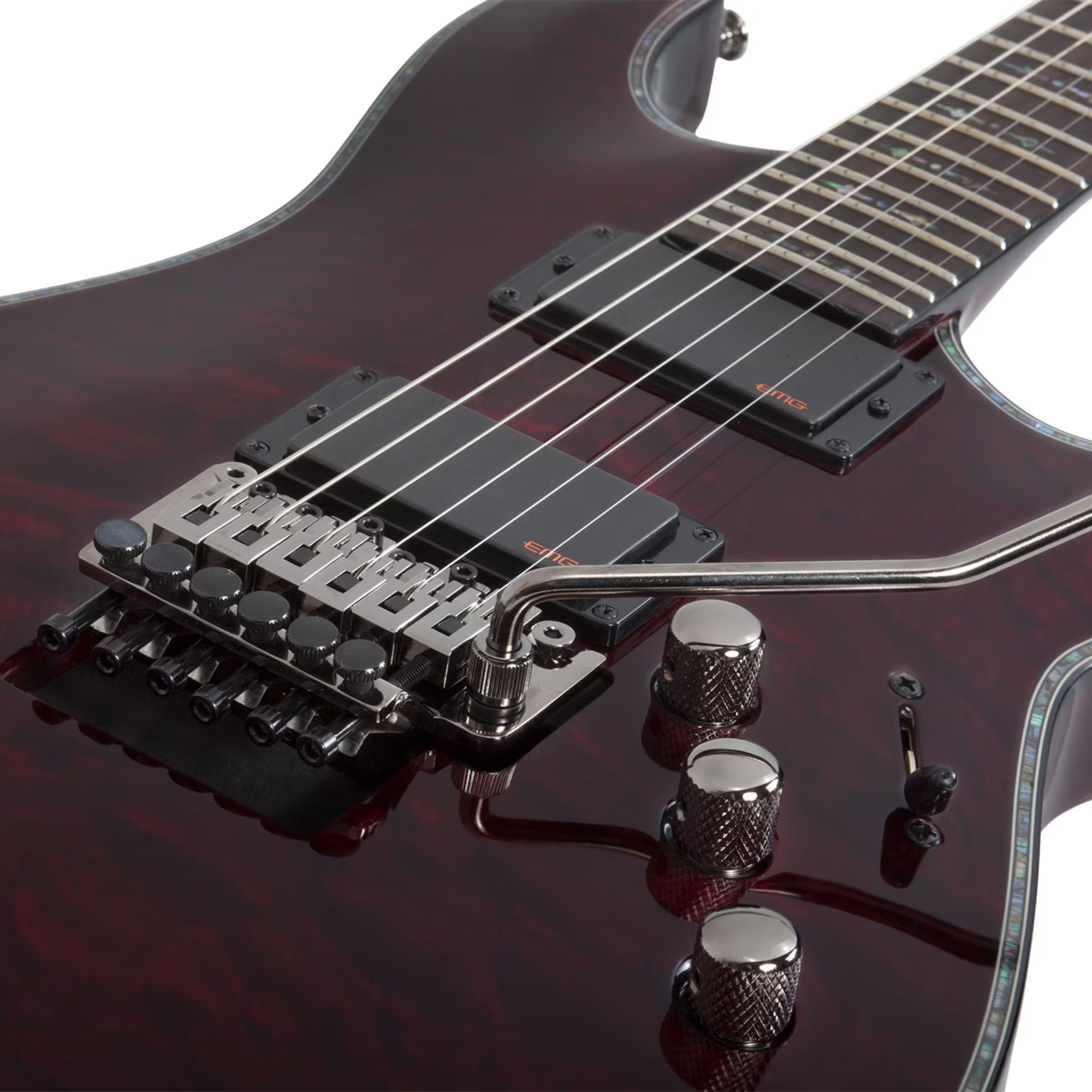 Schecter Hellraiser C-1 FR Black Cherry Guitarra Eléctrica 6 cuerdas