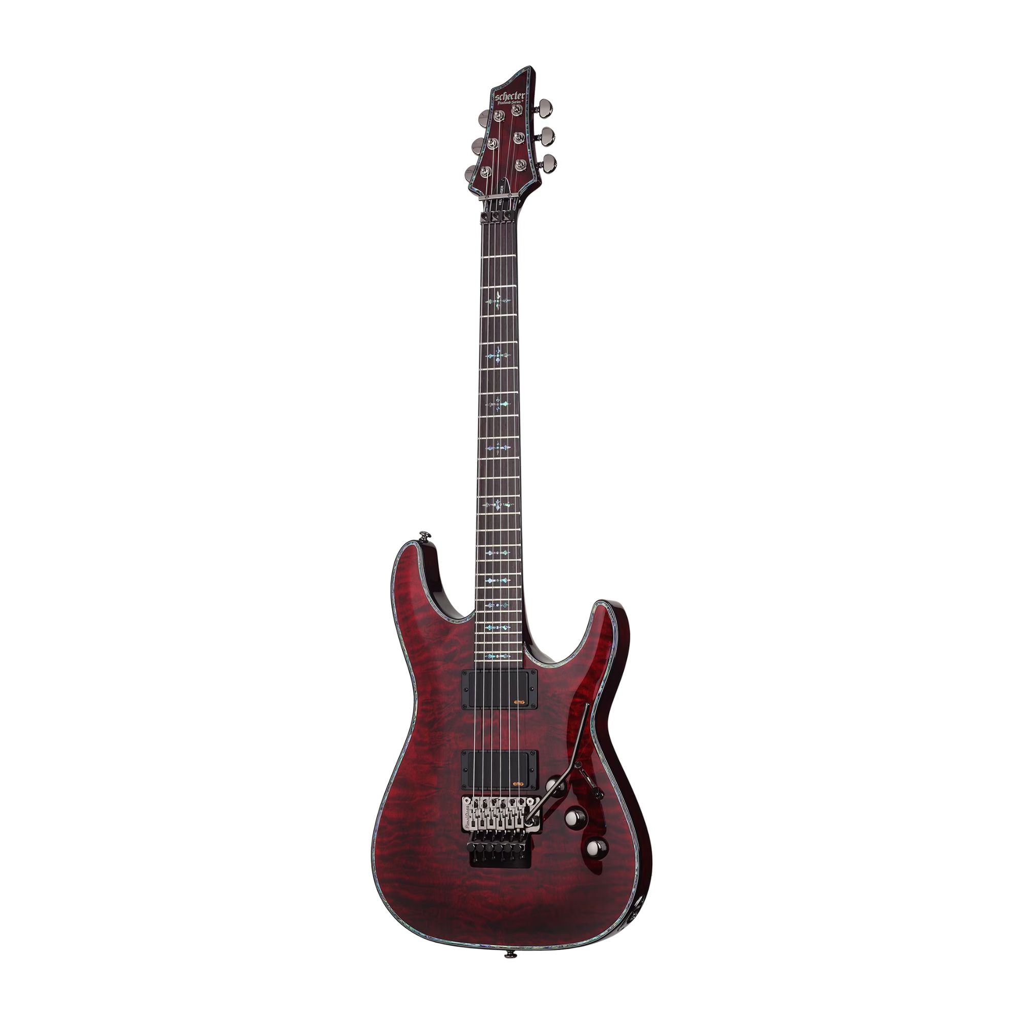 Schecter Hellraiser C-1 FR Black Cherry Guitarra Eléctrica 6
