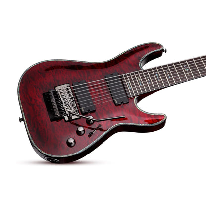 Schecter Hellraiser C-8 FR Black Cherry Guitarra Eléctrica 8 cuerdas
