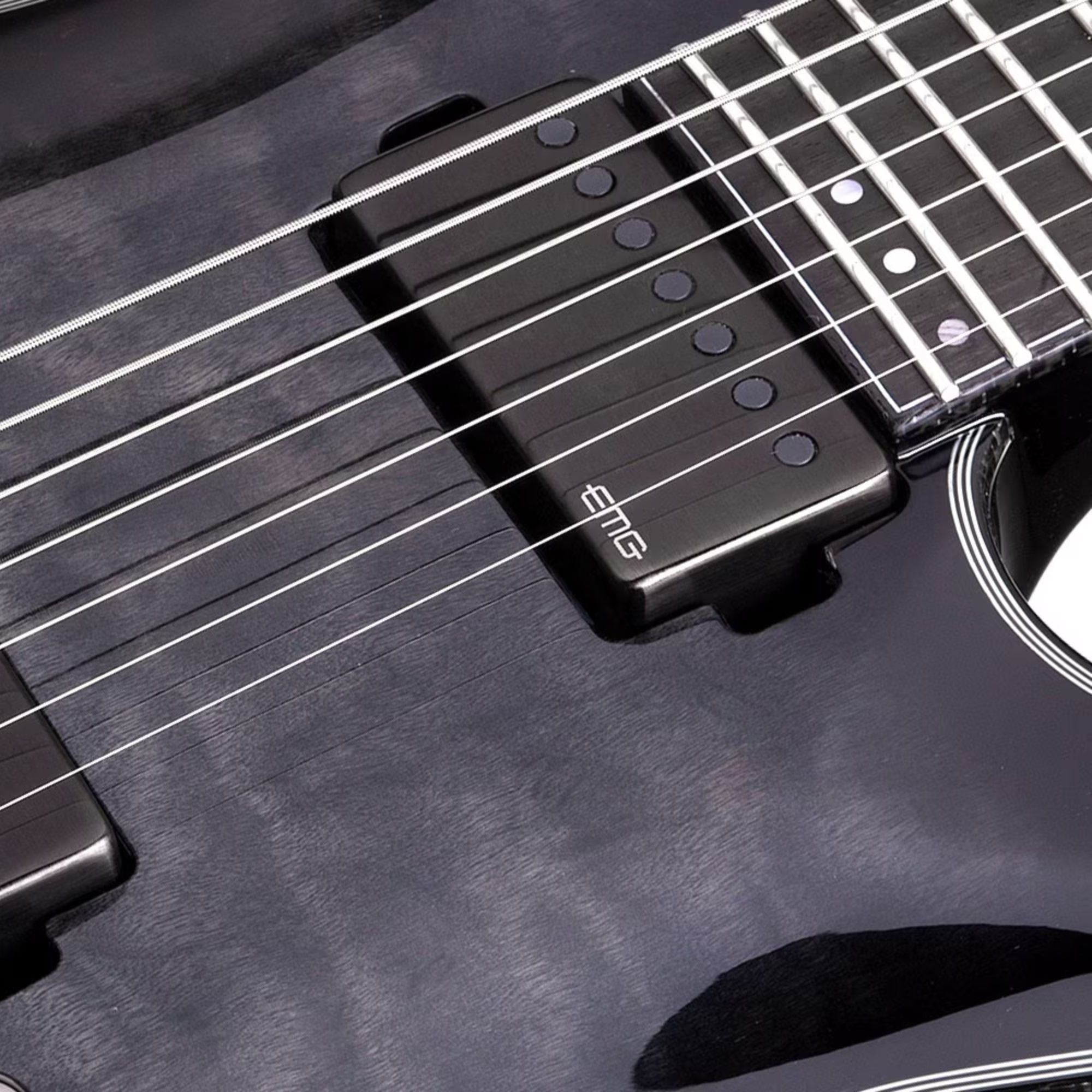 Schecter Hellraiser Hybrid C-7 Trans Black Burst Guitarra Eléctrica 7 cuerdas