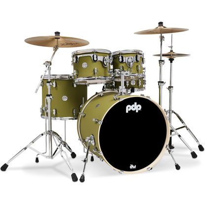 PDP PDCM2215SO Batería Acústica Concept Maple Satin Olive 5Pcs