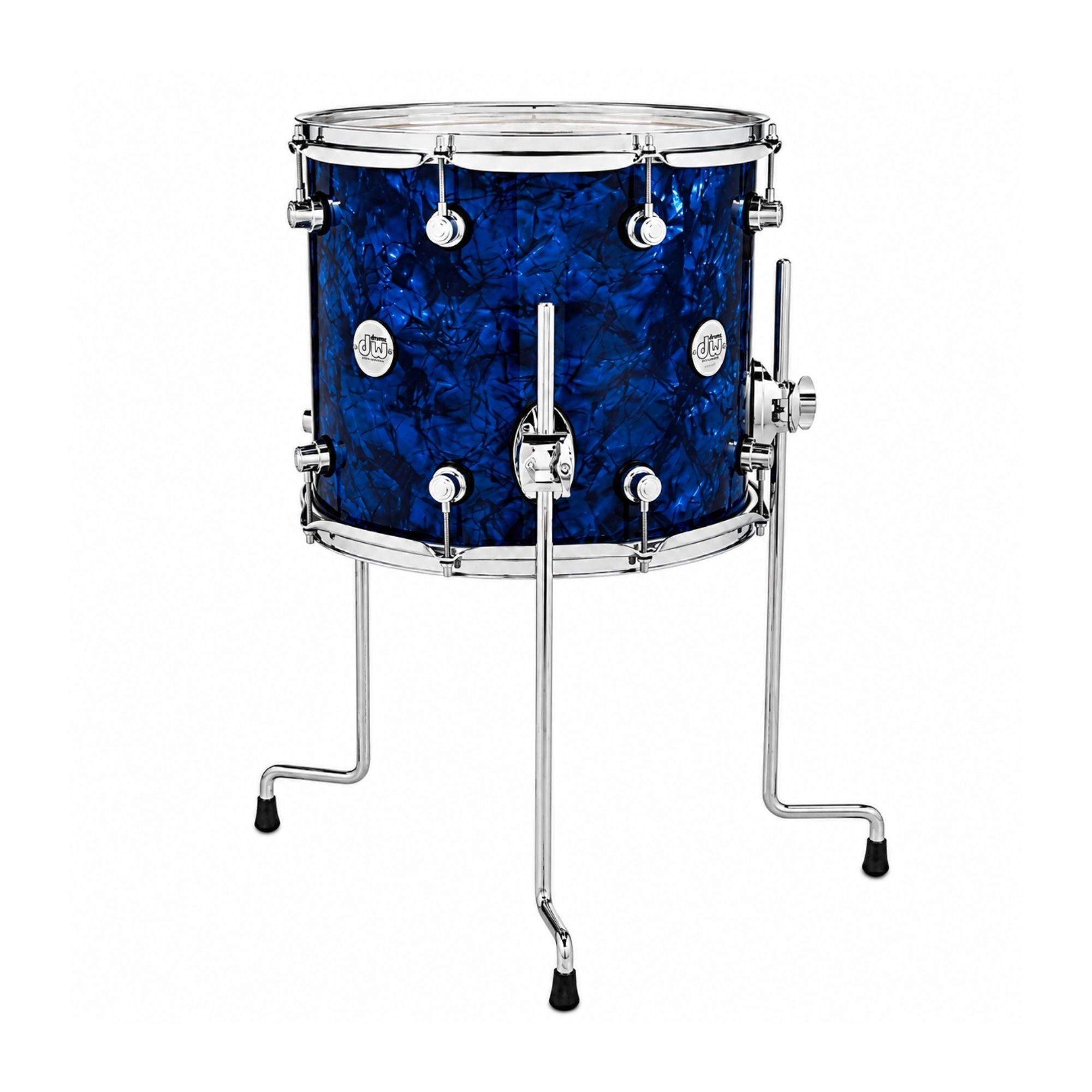DW Drums Design Series FinishPly Tom de Piso 14×12″ Deep Blue Marine