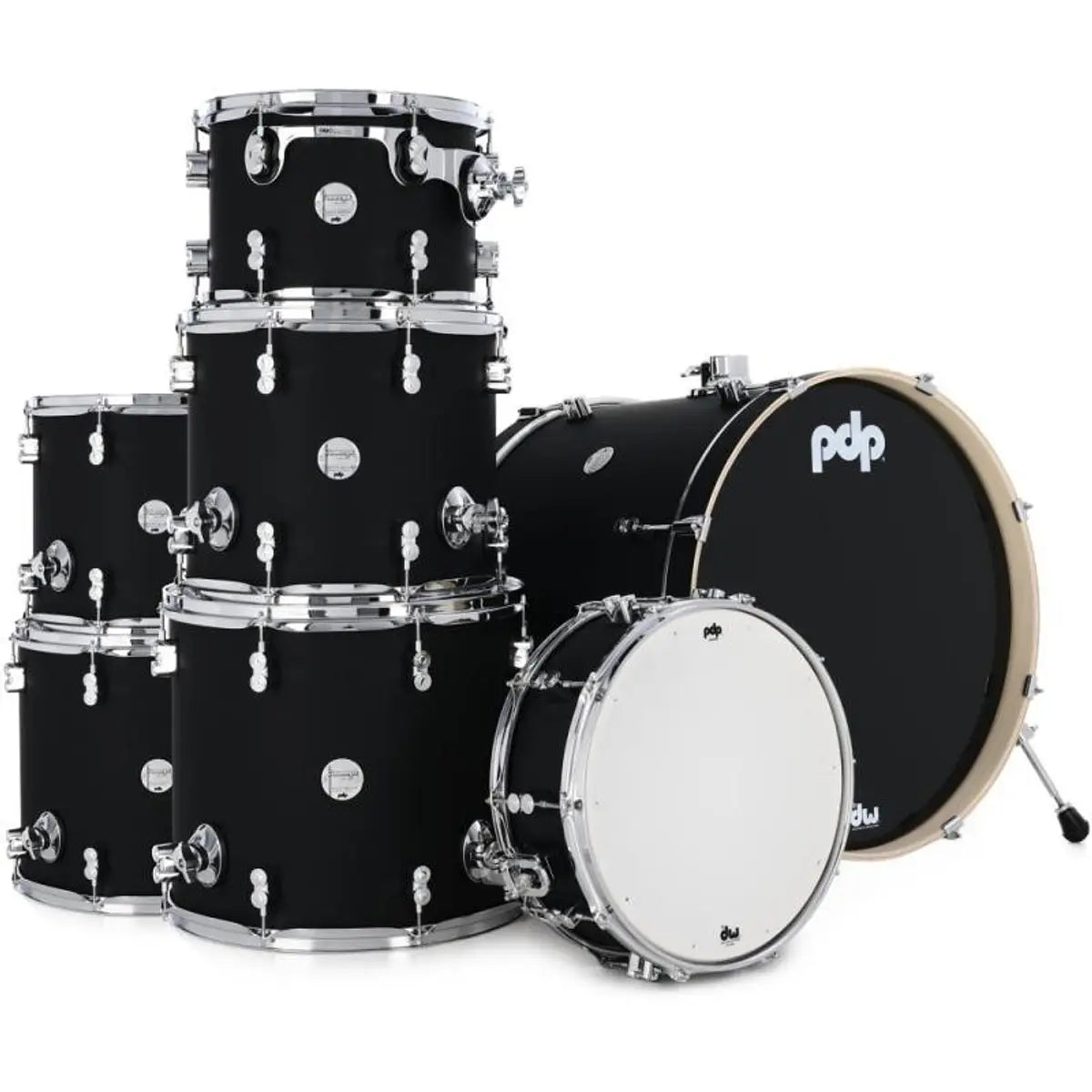 PDP PDCM2217BK Shell Pack Concept Maple Black 7 Piezas