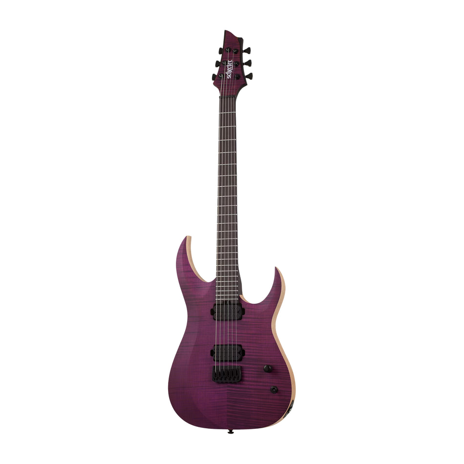 Schecter John Browne Tao-6 Satin Trans Purple Guitarra Eléctrica 6 Cuerdas