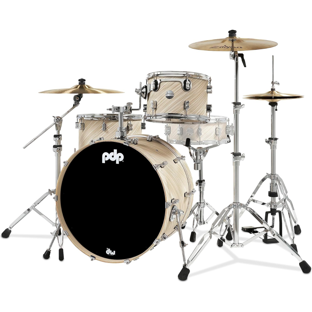 PDP PDCM24RKTI Shell Pack Concept Maple 3 Piezas Twisted ivori