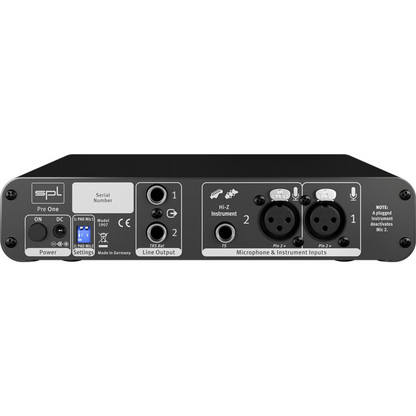 SPL Pre One Preamplificador de Micrófono