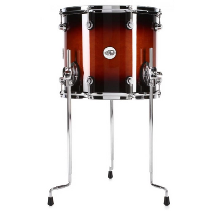 DW Drums Tom de Piso 14x12" Maple Tobacco Burst Serie Concept