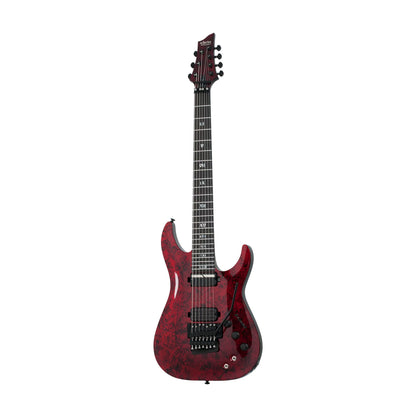 Schecter C-7 FR S Apocalypse Red Reign Guitarra Eléctrica 7 cuerdas