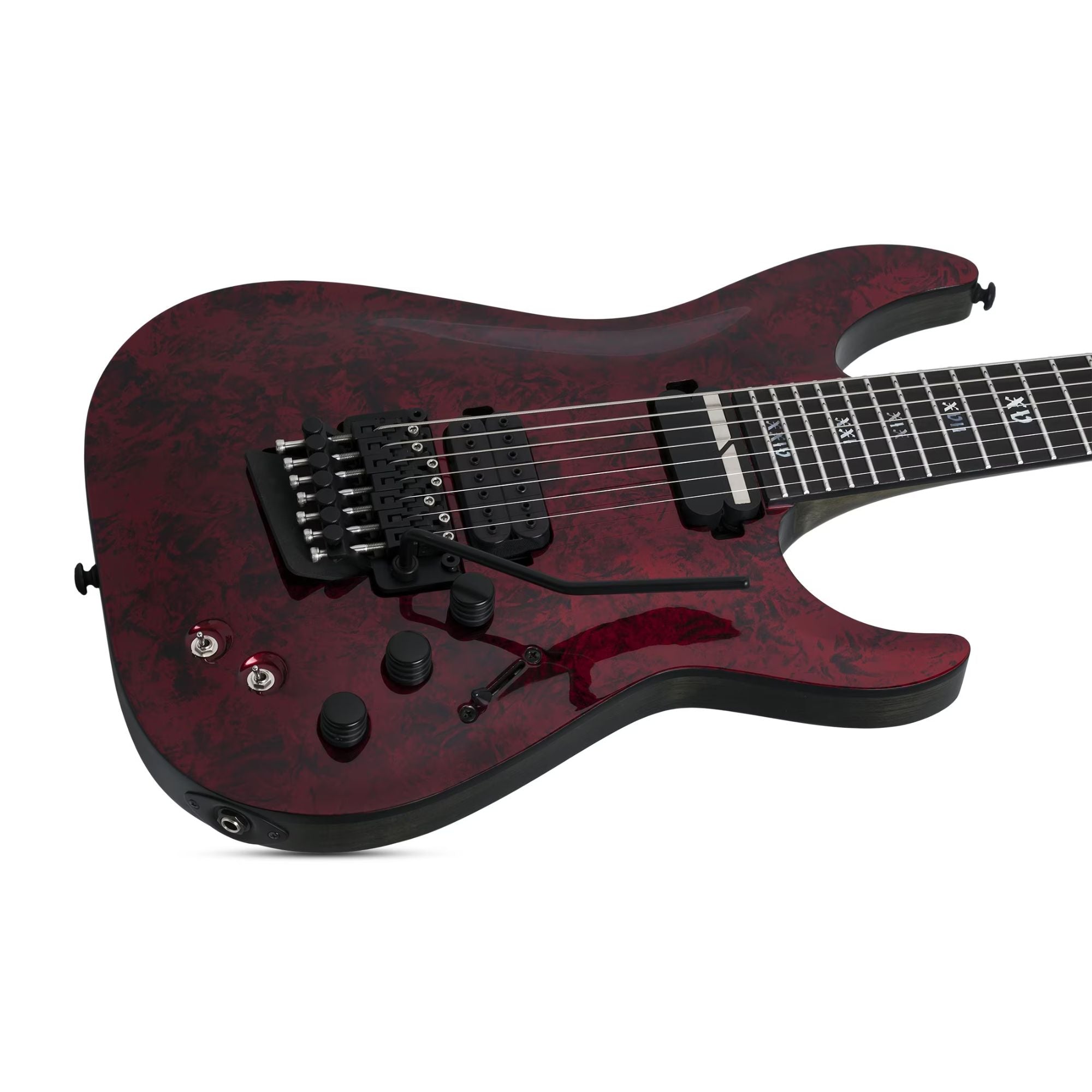 Schecter C-7 FR S Apocalypse Red Reign Guitarra Eléctrica 7 cuerdas