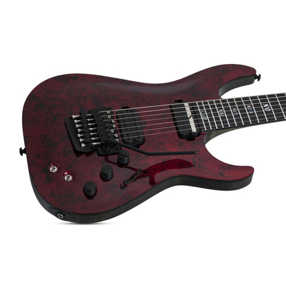 Schecter C-7 FR S Apocalypse Red Reign Guitarra Eléctrica 7 cuerdas