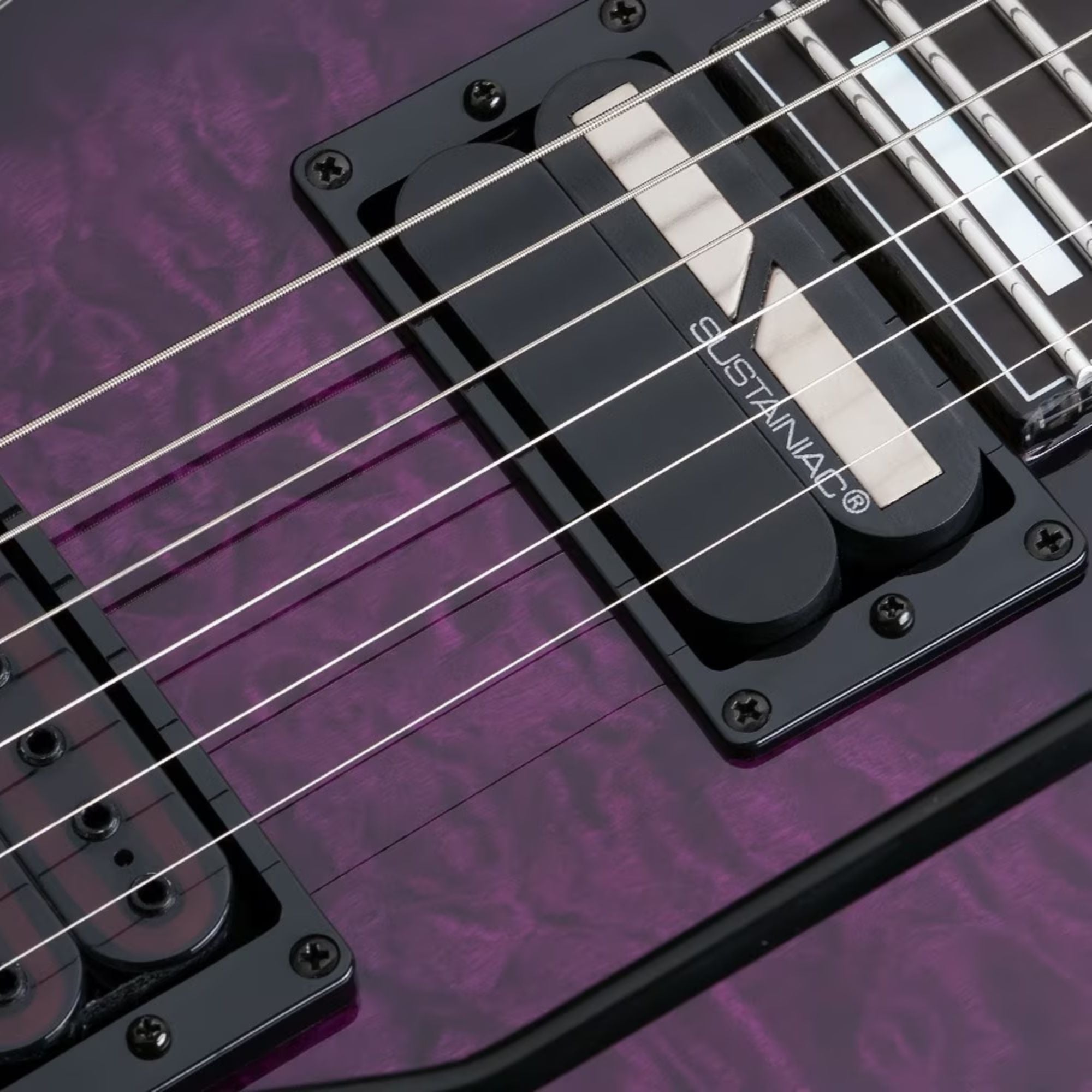 Schecter E-1 FR S Special Edition Trans Purple Burst (TPB) Guitarra Eléctrica 6 cuerdas