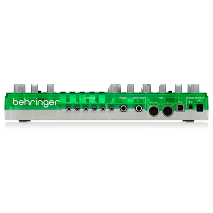 Behringer RD6LM Drum Machine Verde Análogo Secuenciador