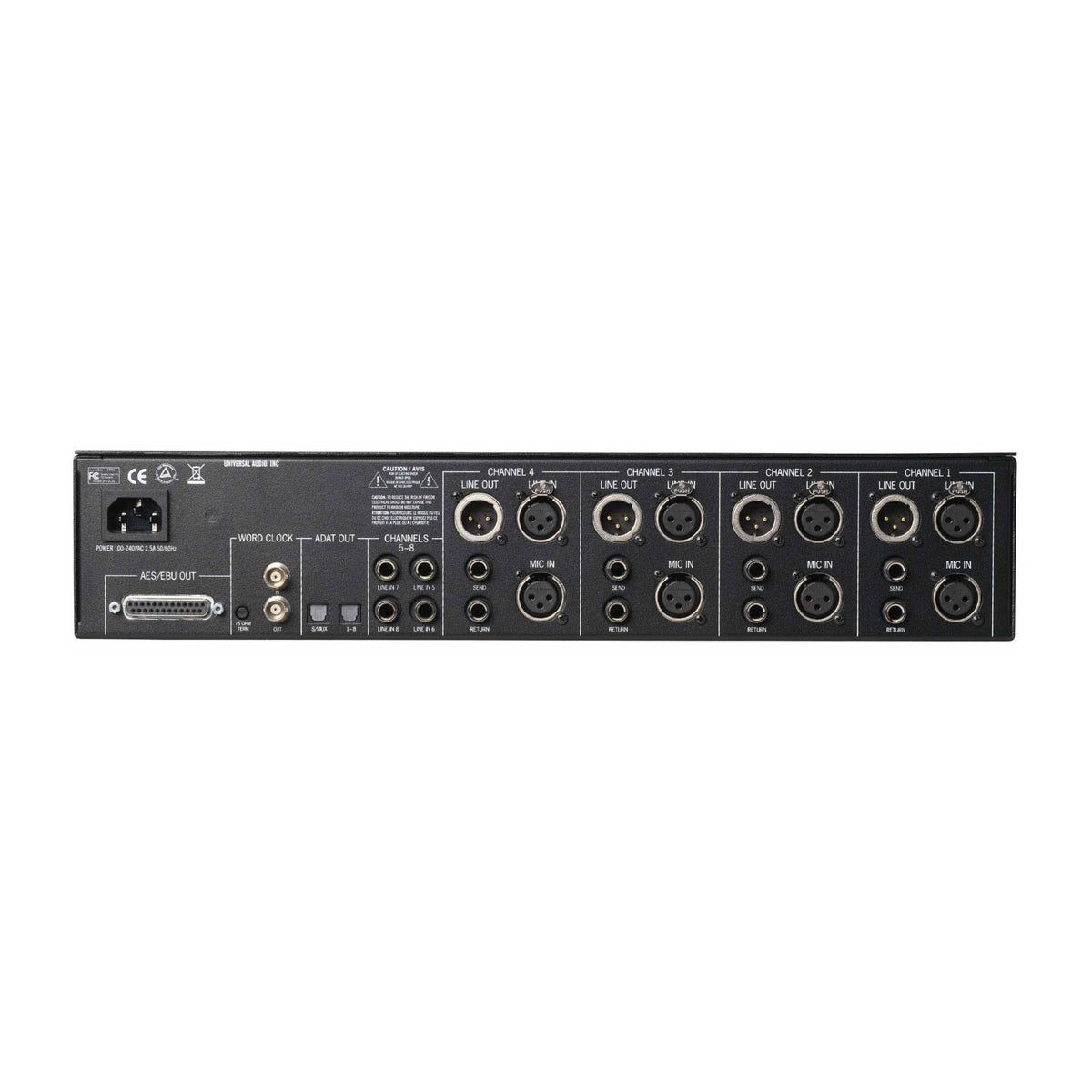 Universal Audio 4-710D Preamplificador de Micrófono 4 canales