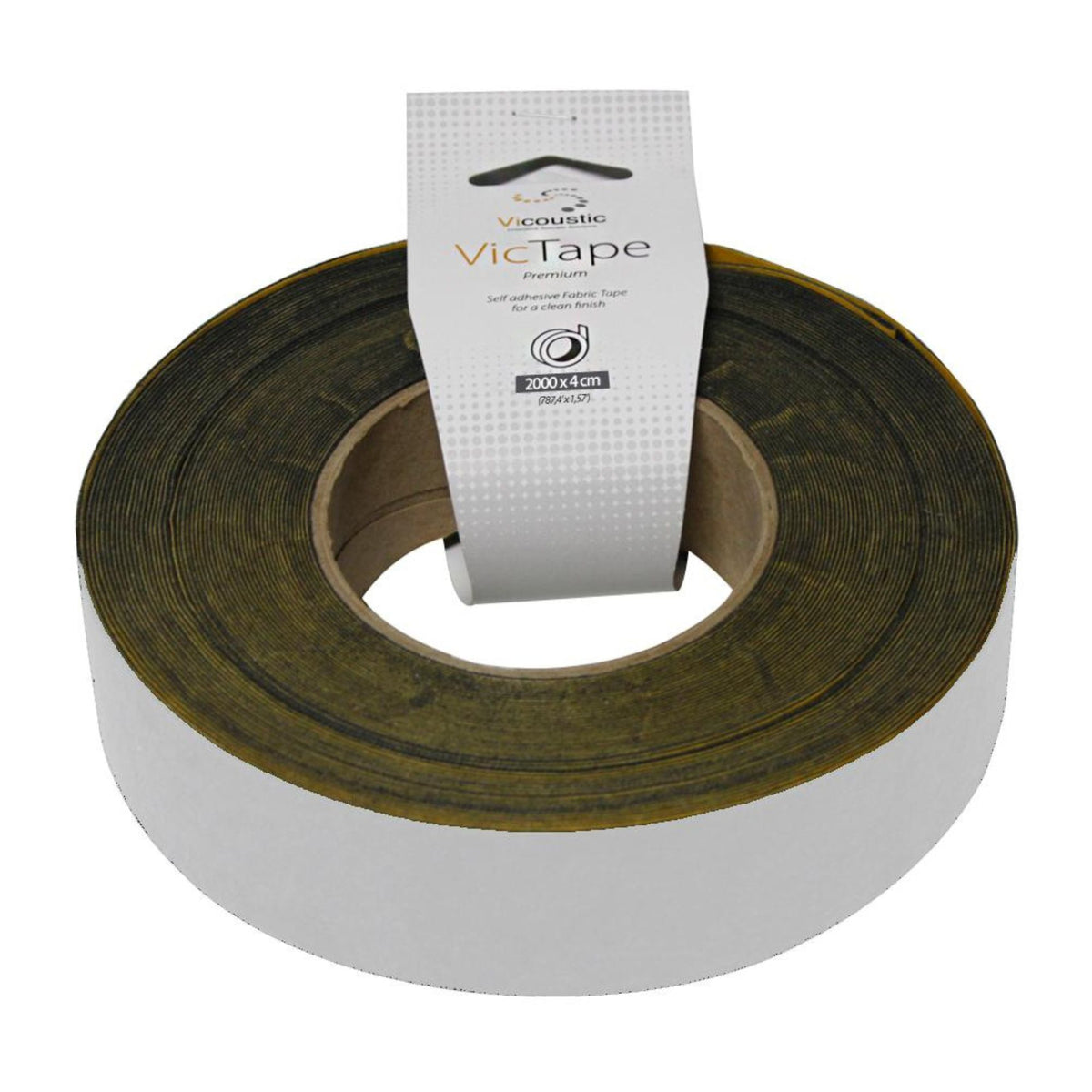 Vicoustic VicTape Premium Cinta de Tela 2 mts Color Gris