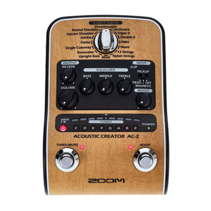 Zoom AC-2 Pedal Multiefecto Guitarra Electroacustica