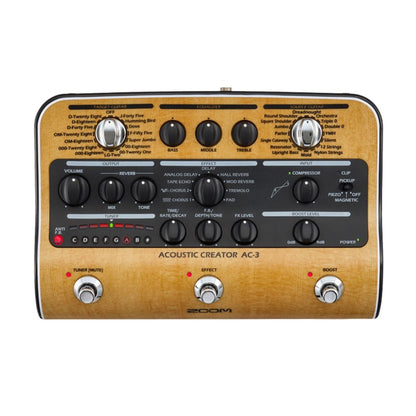 Zoom AC-3 Pedalera Multiefecto Guitarra Electroacustica