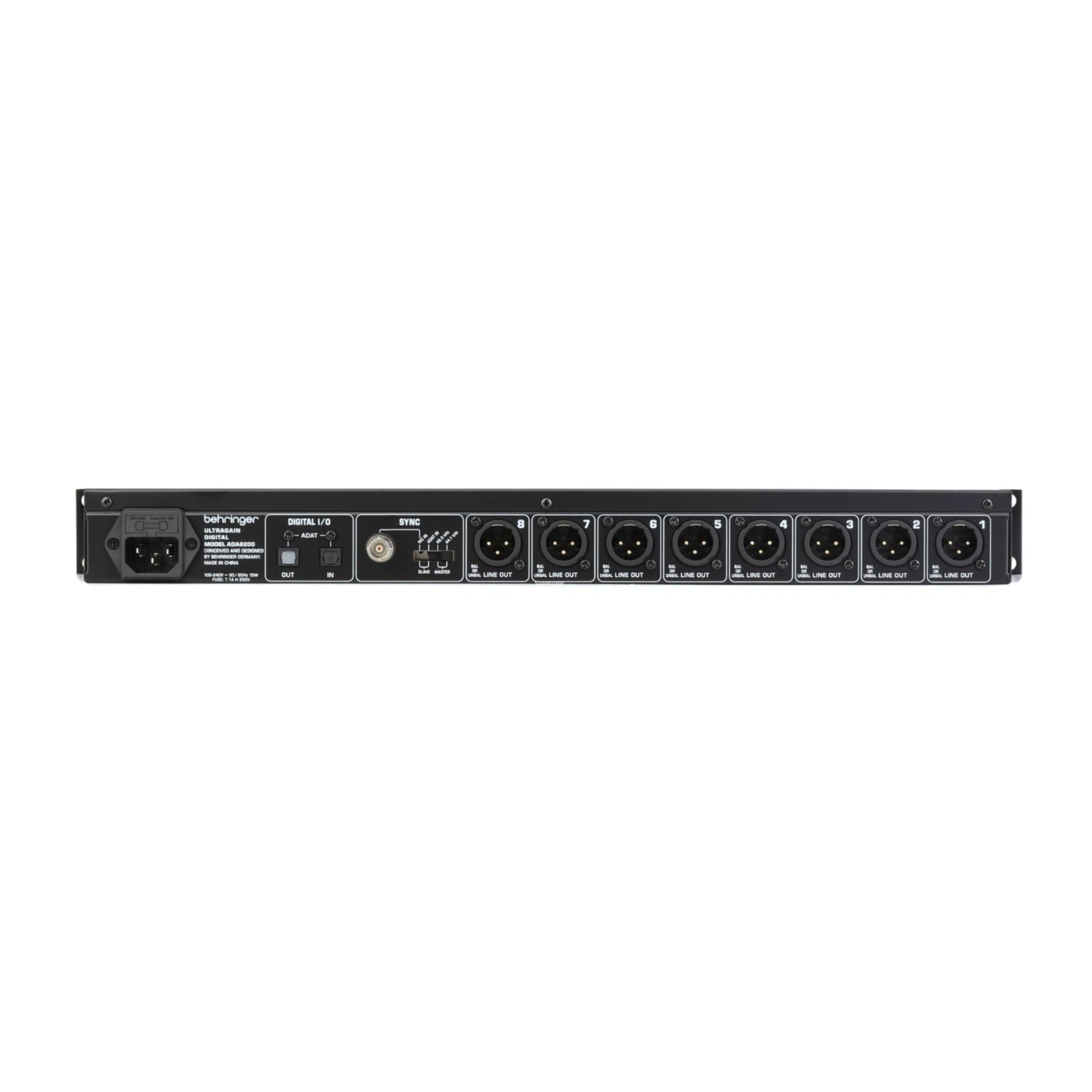 Behringer ADA8200 Preamplificador de Micrófono 8 canales