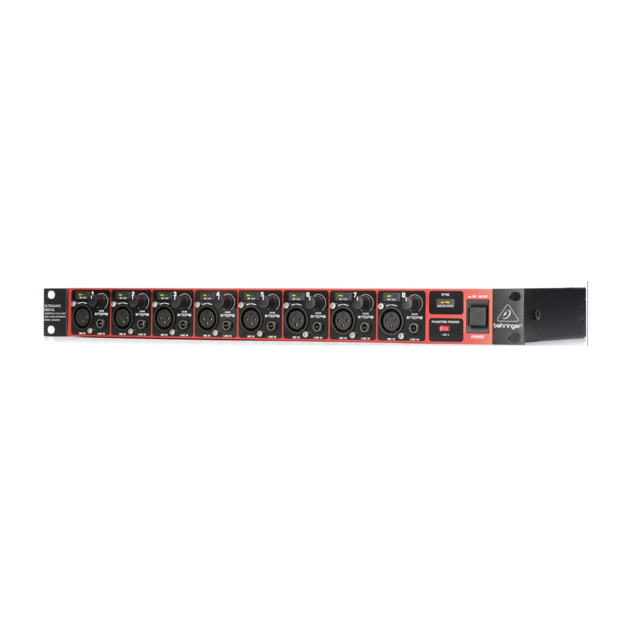 Behringer ADA8200 Preamplificador de Micrófono 8 canales