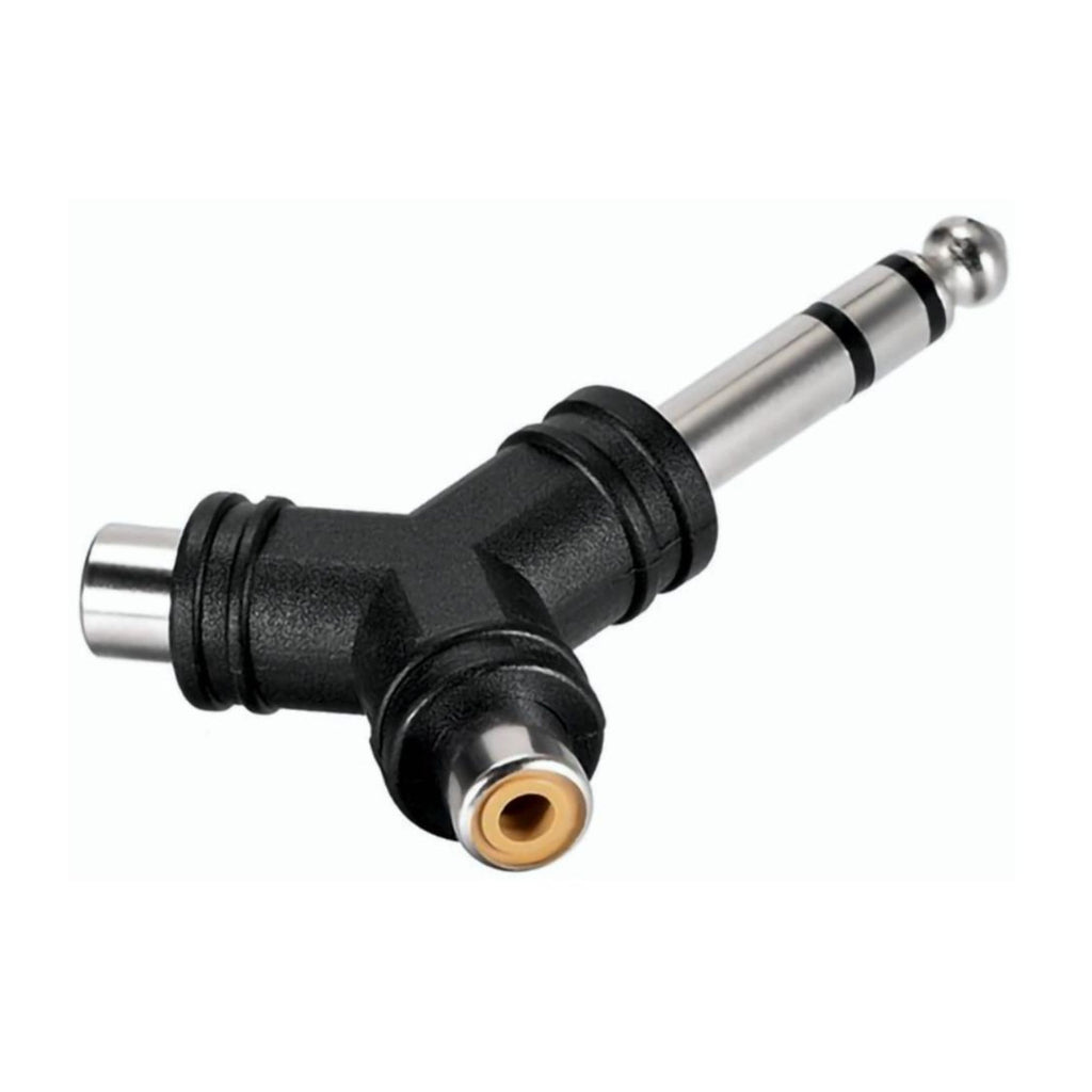 Accuracy Pro Audio Adaptador 6.3mm TRS a 2 RCA Hembra