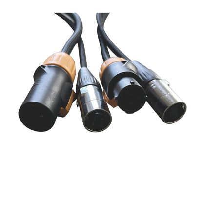 Accuracy Pro Audio APCONHRJ45Y Cable RJ45 a Powercon True 1.5m