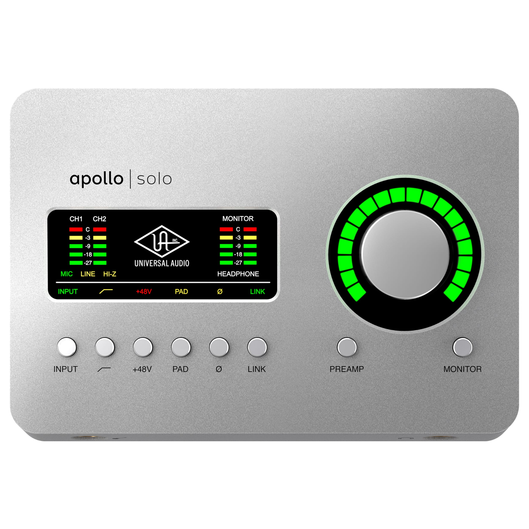 Universal Audio Apollo SOLO Interfaz de Audio Thunderbolt 3 - Heritage Edition