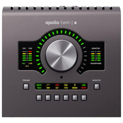 Universal Audio Apollo Twin X DUO Interfaz de Audio 2x6 Thunderbolt 3 con DSP UAD