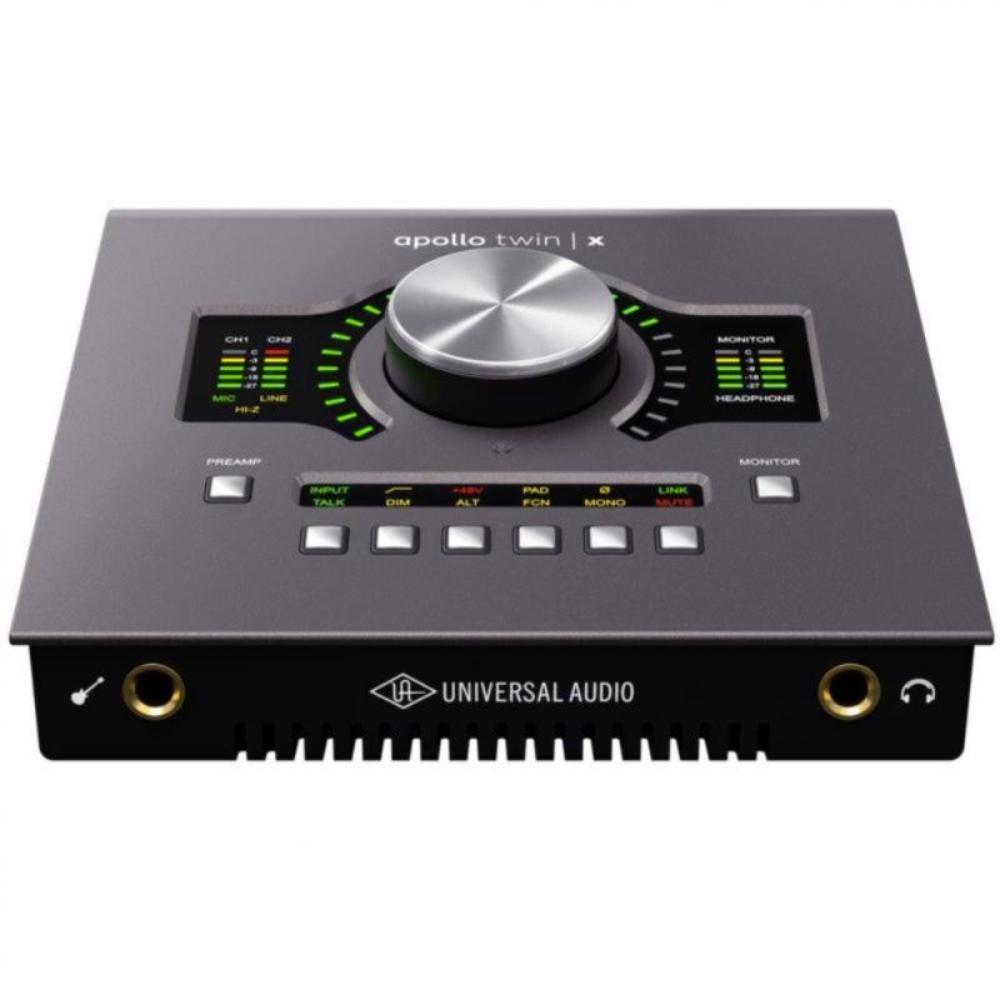 Universal Audio Apollo Twin X QUAD Interfaz de Audio 2x6 Thunderbolt 3 - Heritage Edition