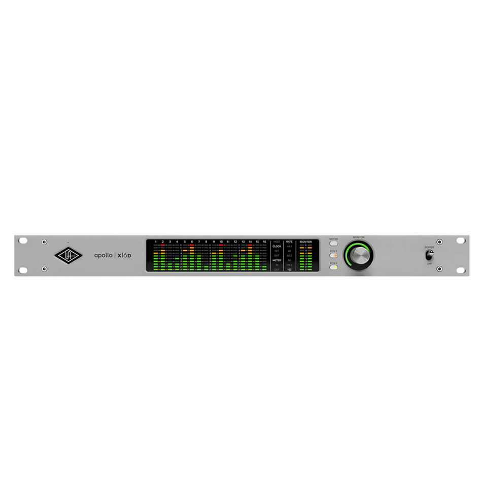 Universal Audio Apollo X16D Interfaz de Audio Thunderbolt 3 y Conexión Dante con UAD Analog Classics