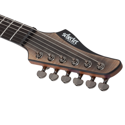 Schecter Banshee Mach-6 Fallout Burst Guitarra Eléctrica 6 cuerdas Evertune