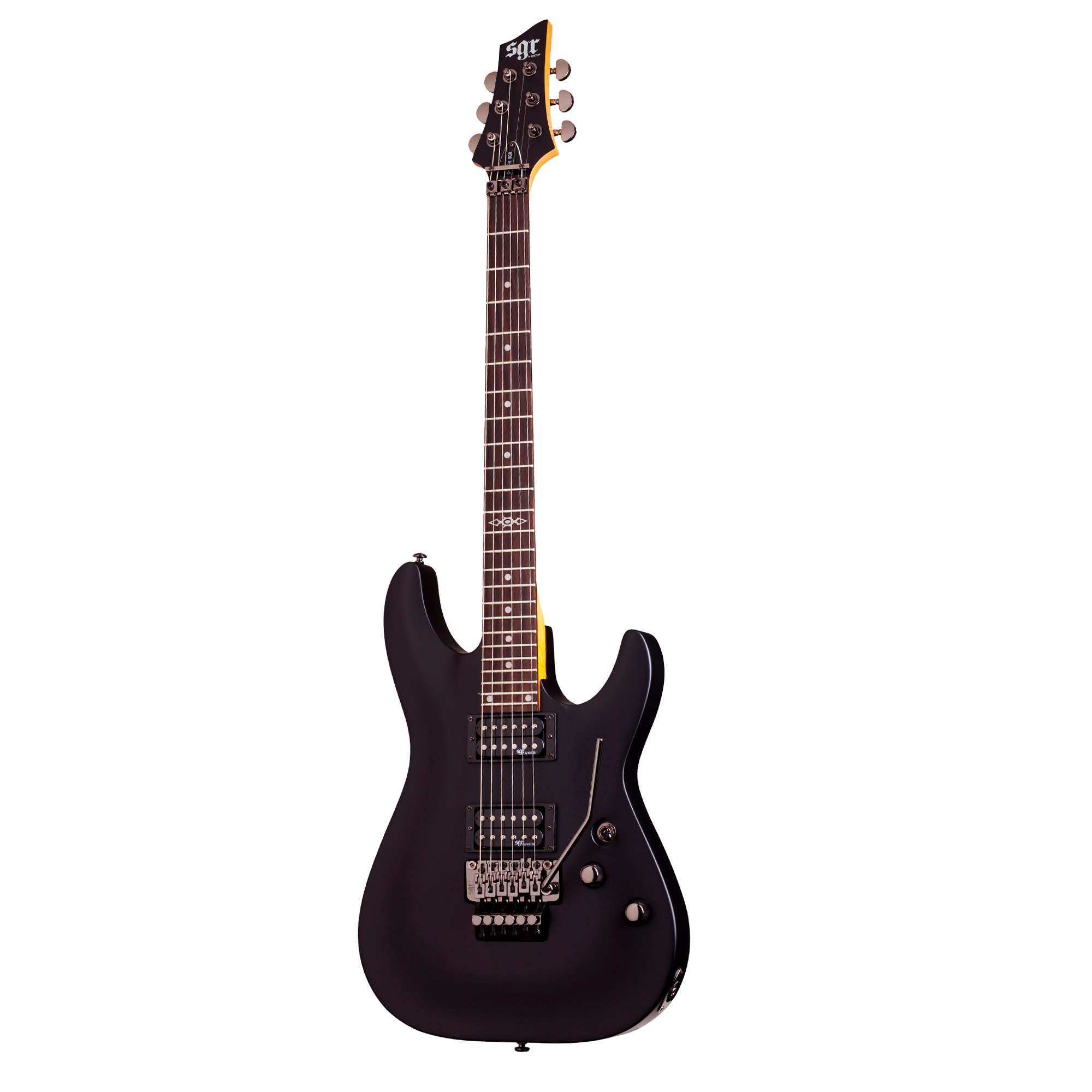 SGR by Schecter C-1 FR Midnight Satin Black Guitarra Eléctrica 6 cuerdas FR