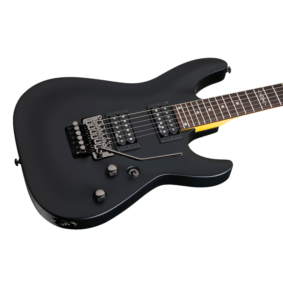 SGR by Schecter C-1 FR Midnight Satin Black Guitarra Eléctrica 6 Cuerdas
