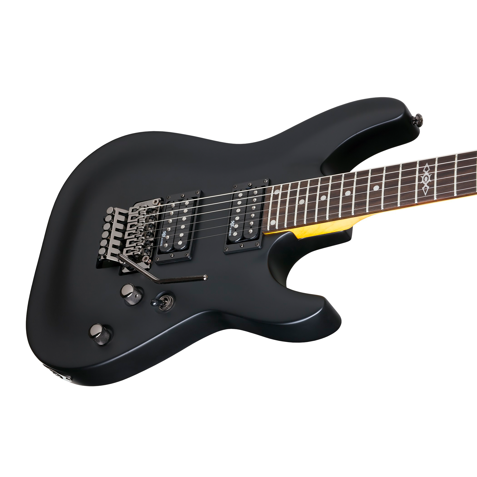 SGR by Schecter C-1 FR Midnight Satin Black Guitarra Eléctrica 6 cuerdas FR