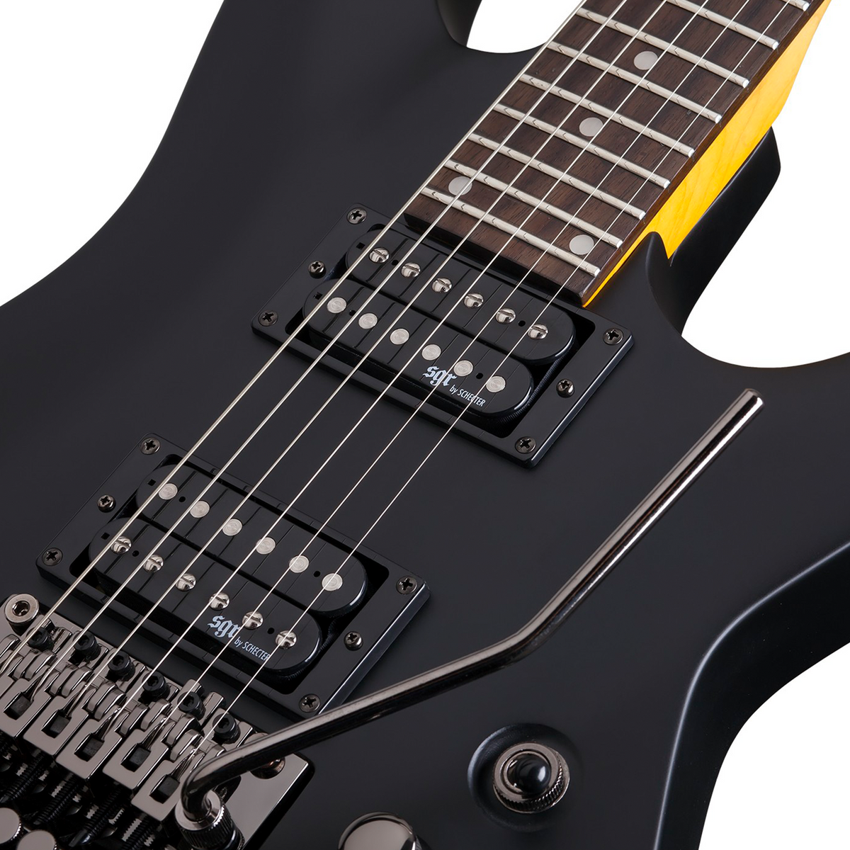 SGR by Schecter C-1 FR Midnight Satin Black Guitarra Eléctrica 6 Cuerdas